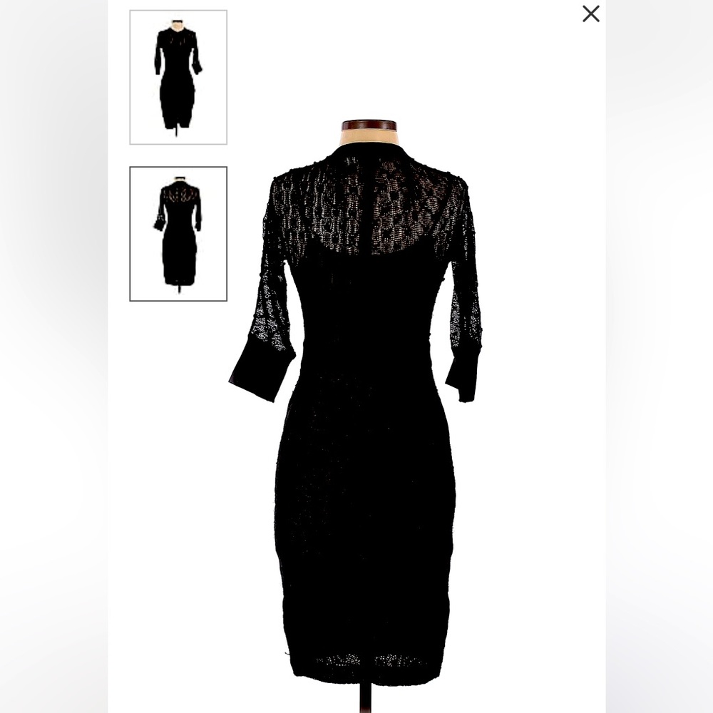 Stunning black party dress from Anthropologie